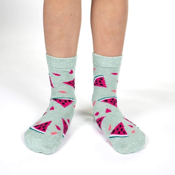 Amazon Kids Good Luck Socks - Purple, Pink, Green - Picture 5 of 8